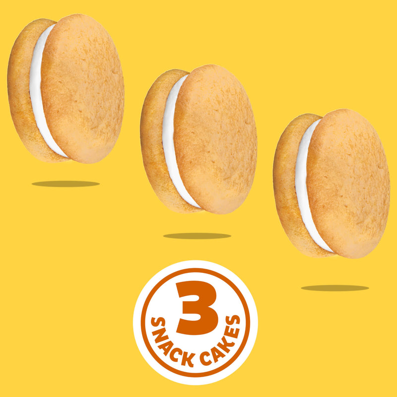OREO Golden Cakesters Soft Snack Cakes, 8-3.03 oz Snack Packs