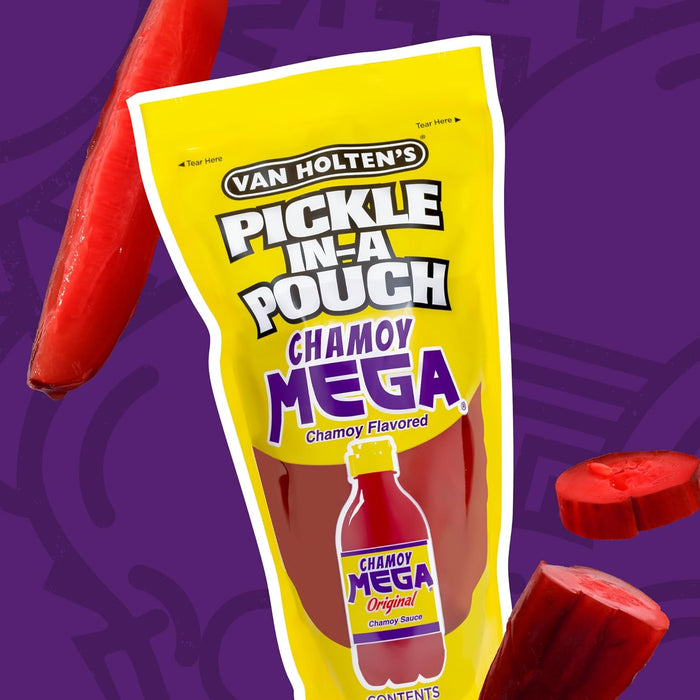 Van Holten's Pickles Jumbo Chamoy Pickle-In-A-Pouch - 12 Pack