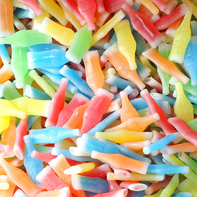 Nik-L-Nip Wax Bottles Candy, Assorted Fruit Flavors, Nostalgic Chewy Treats, 20.3 Pounds Bulk (Pack of 1)