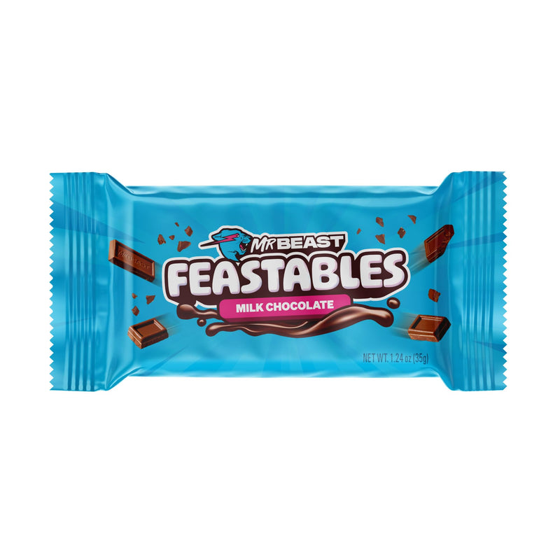 Feastables Milk Bar 1.2z 35 g 24 Per Box