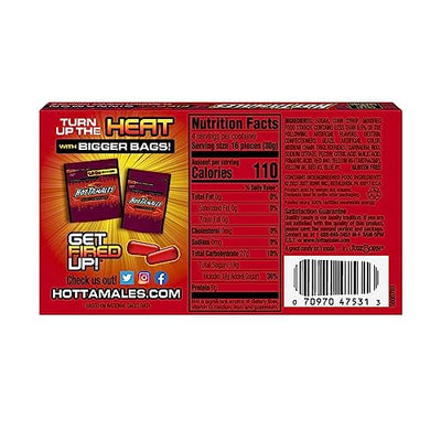 Hot Tamales Fierce Cinnamon Candy, 4.25oz Theater Box, Pack of 12