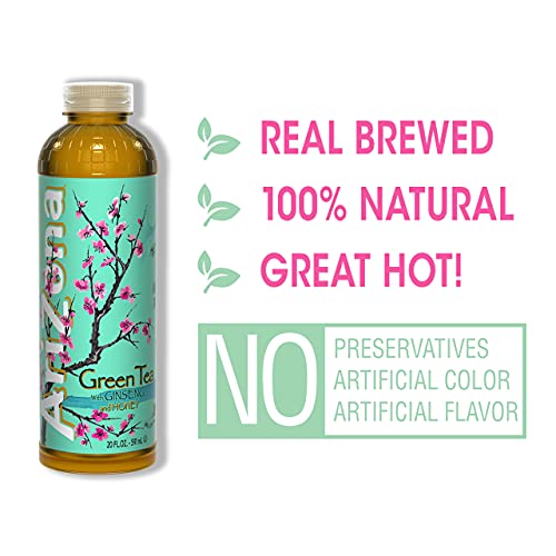 Arizona Tea Grn Btl 20 oz 24 Per Case