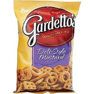 Gardettos Deli Style Mustard Pretzel Mix 5.5 oz Bags (Pack of 7)