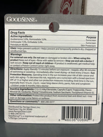 GoodSense Goodsense tropical lip balm spf 45 single pack 0.15 ounce, 0.15 Count