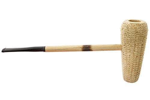 Missouri Meerschaum - MacArthur 5-Star Corn Cob Tobacco Pipe - Natural, Straight Bit