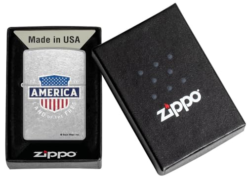 Zippo Buck Wear Street Chrome Pocket Lighter