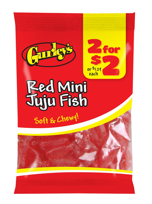 Gurley's Candy Red Mini Juju Fish (Pack of 12)