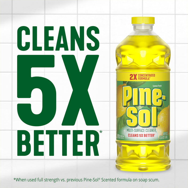 Pine-Sol Multi-Surface Cleaner, Lemon Fresh, 24 Fluid Ounces