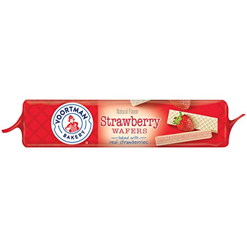 Voortman Strawbr Wafers 10ct 9 Per Box