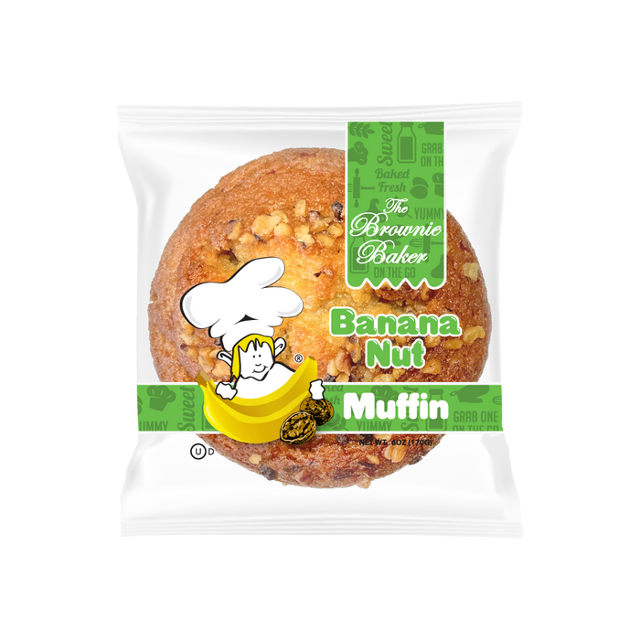 The Brownie Baker Banana Nut Muffins 6-Pack Wholesale
