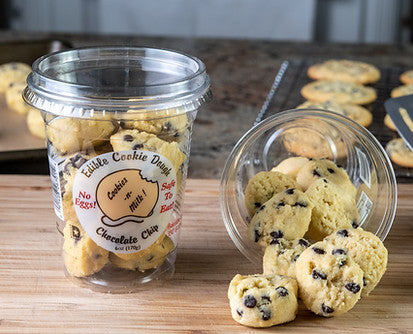 Cookies N Milk Edible Cookie Dough Chocolate Chip 3.6 oz Cup (Pack of 12)