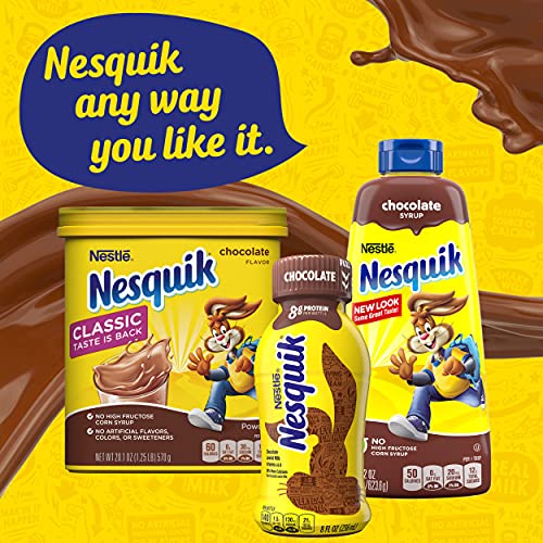 Nesquik 1% Chocolate Milk RTD 14 oz 12-Count Wholesale Case