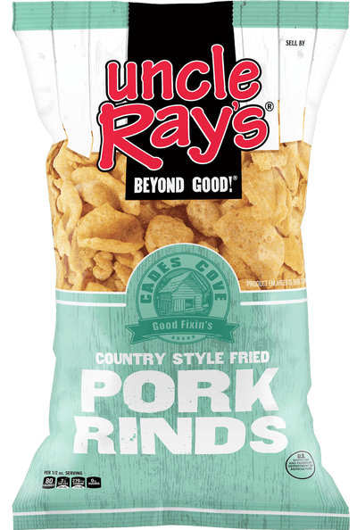 Uncle Ray's Regular Pork Rinds, 2.29 oz (Pack of 12)