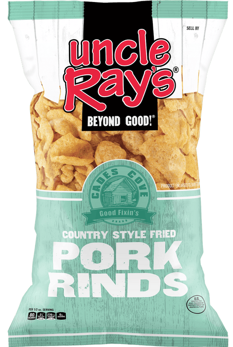 Uncle Ray's Regular Pork Rinds 2.29 Oz 12-Pack Wholesale