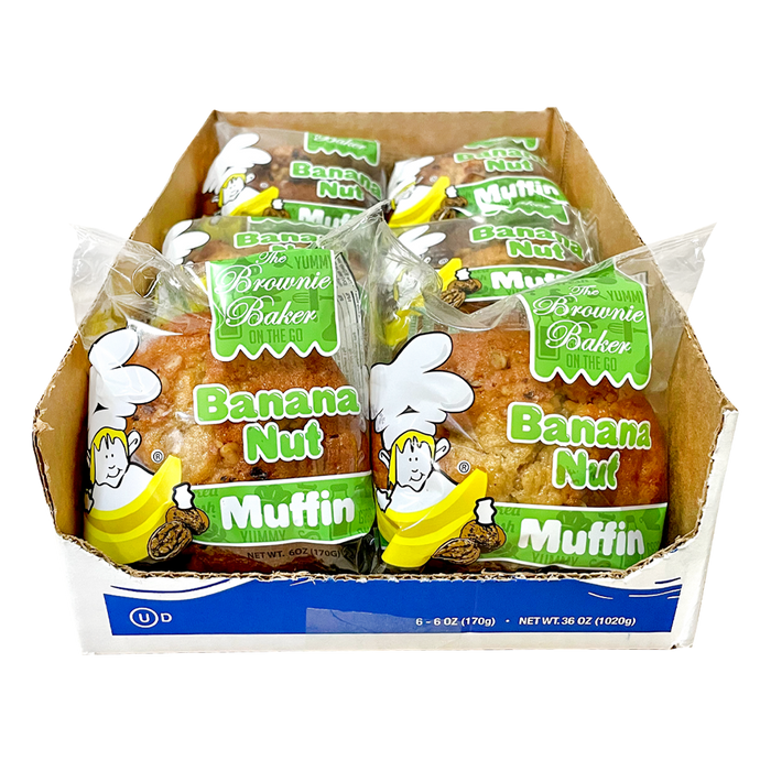 The Brownie Baker Banana Nut Muffins 6-Pack Wholesale