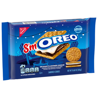 OREO S'mOREO Sandwich Cookies, Limited Edition, 10.68 oz [Pack of 12]