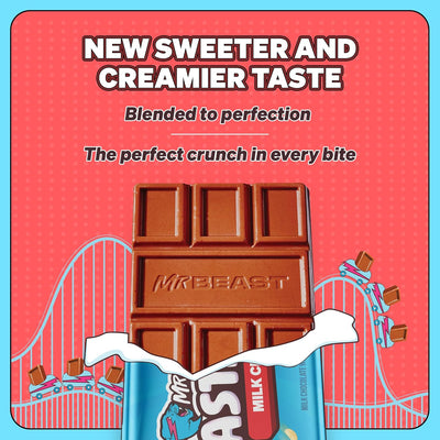 Feastables Milk Crunch Bar King 2.1z 60 g 24 Per Box