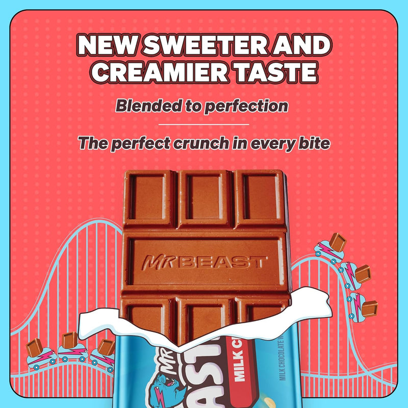 Feastables Milk Crunch Bar King 2.1z 60 g 24 Per Box