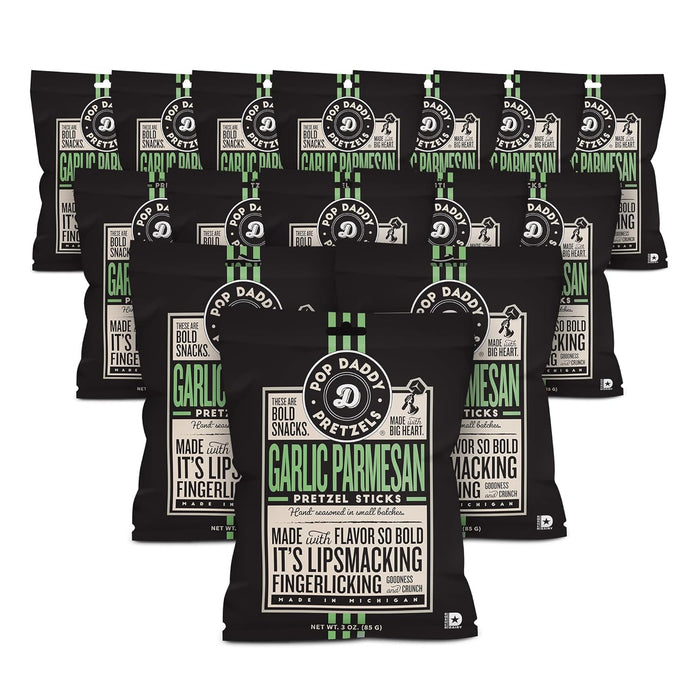 Pop Daddy Daddy Pretzel Gar Parm 3 oz 15 Per Case