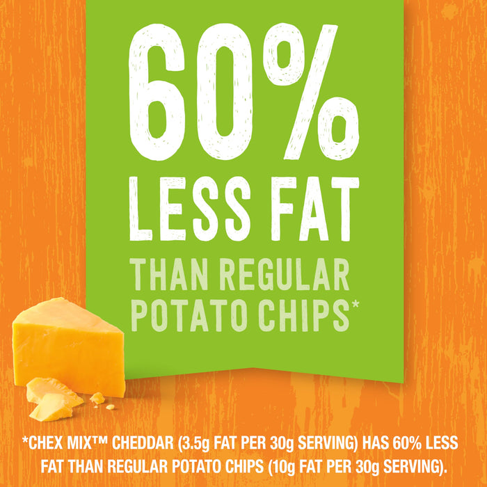 Chex Mix Cheddar Flavored Savory Snack Mix 8 oz 6-Pack Wholesale
