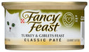 Purina Fancy Feast Canned Cat Food Turkey & Giblets 3oz Wholesale