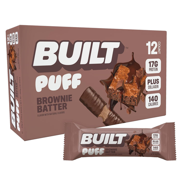 Built Puff Brownie Batter Protein Bar 12ct