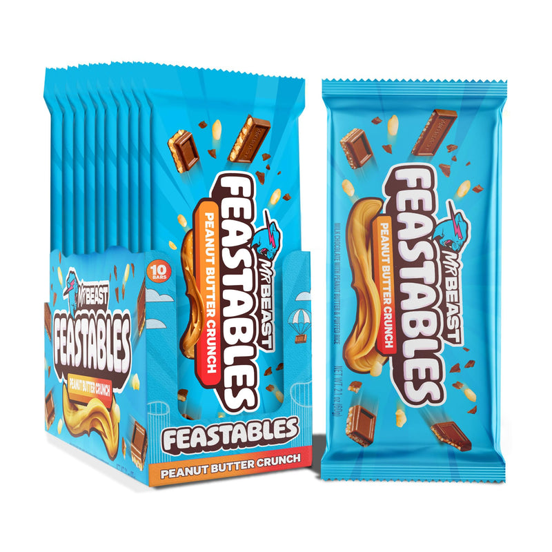 Feastables Pnt Btr Crunch King 2.1z 60 g 24 Per Box