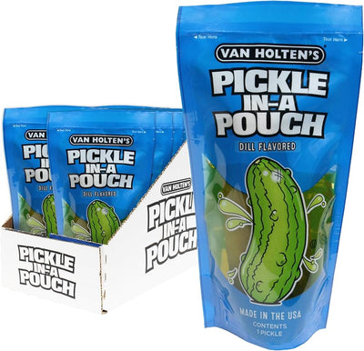 Van Holten's Jumbo Dill Pickle Individually Wrapped 12 Per Case