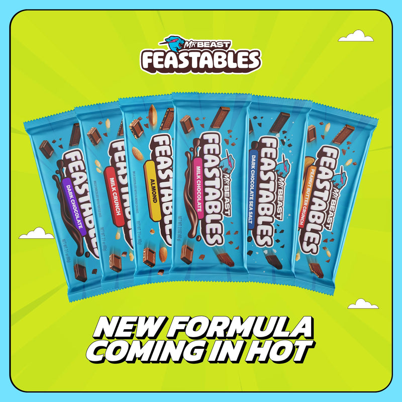 Feastables Cookies Cream King 2.1z 60 g 24 Per Box
