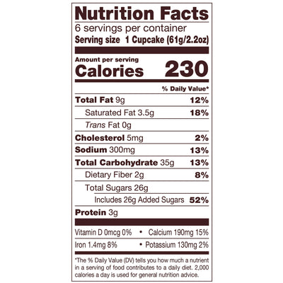 Mrs F Cupcake Reese's 2 Ct Frsh 6 Per Box