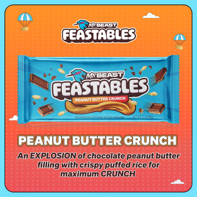 Feastables Pnt Btr Crunch King 2.1z 60 g 24 Per Box