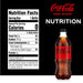 Coca Cola Zero Sugar 20 ounce Soda 24 Count Wholesale
