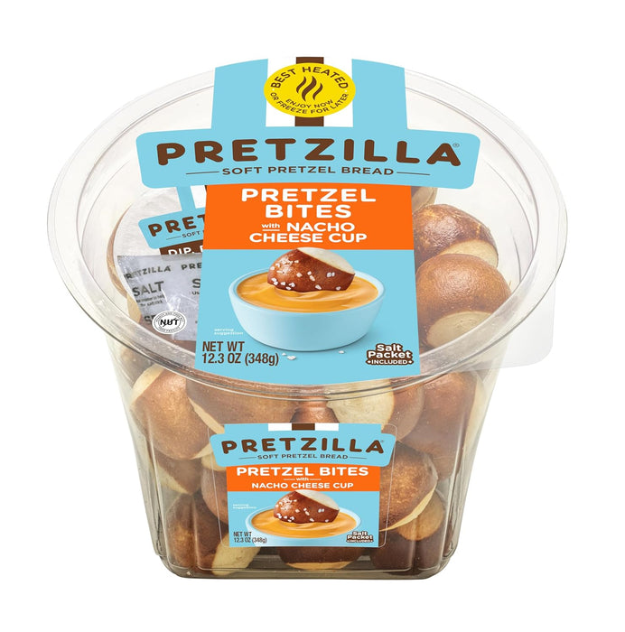 Pretzilla Soft Bites Nacho Cheese Pretzels 12 oz (Pack of 8)