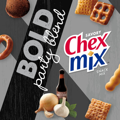 Chex Mix Bold Party Blend Savory Snack Mix, 8 oz (Pack of 6)