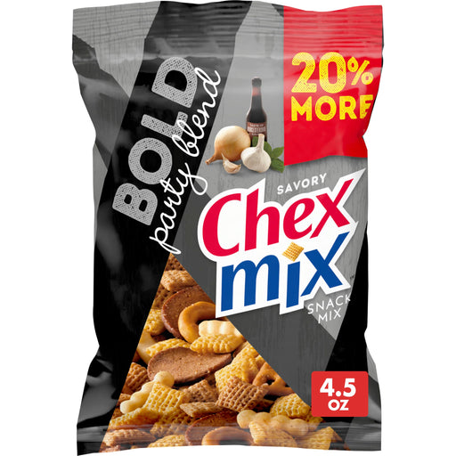 Chex Mix Bold Party Blend Savory Snack Mix 4.5 oz 8-Pack Wholesale