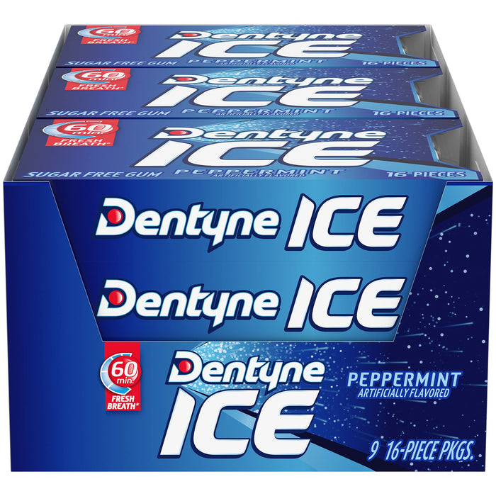 Dentyne Ice Peppermint 9 Per Box