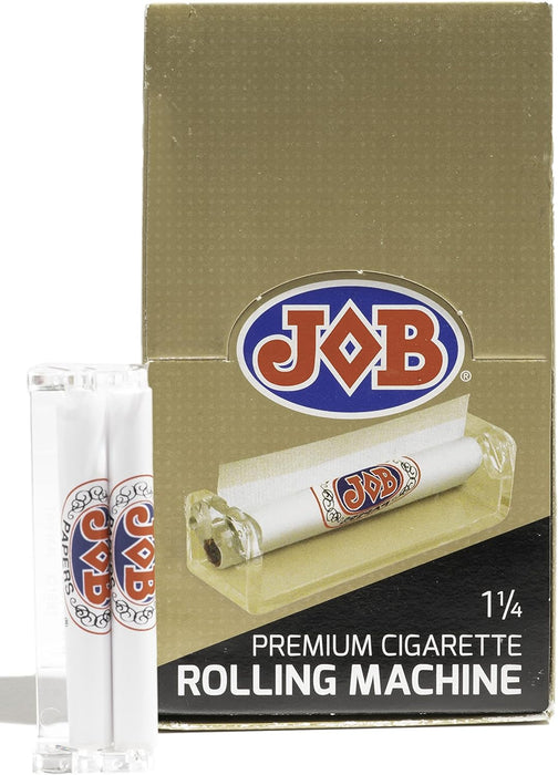 JOB Premium Rolling Machine 79mm - Easy Hand Roll Cigarette Maker for Perfect Smoking Experience (Pack of 12)