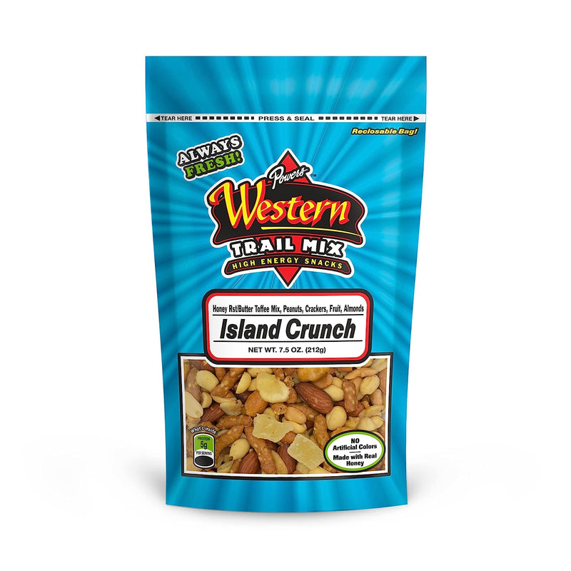 Powers Western Trail Mix Island Crunch Western Trail Mix, 6 Ounce