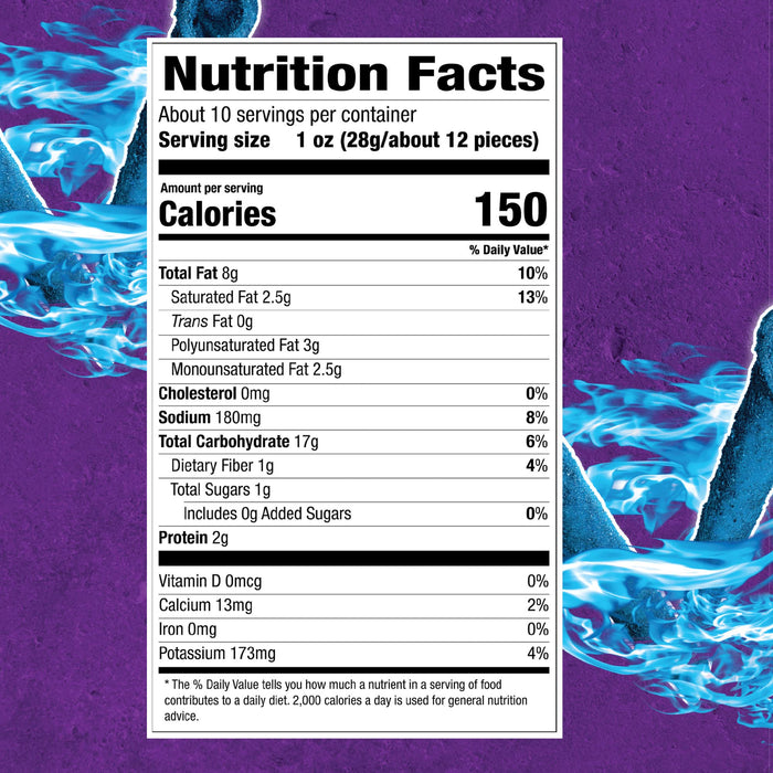 Takis Blue Heat Hot Chili Pepper Flavored Rolled Tortilla Chips 9.9 oz 14-Pack Wholesale