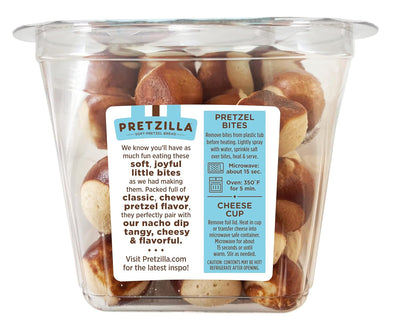 Pretzilla Soft Bites Nacho Cheese Pretzels 12 oz 8ct