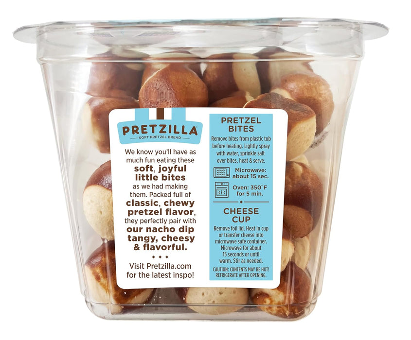 Pretzilla Soft Bites Nacho Cheese Pretzels 12 oz (Pack of 8)