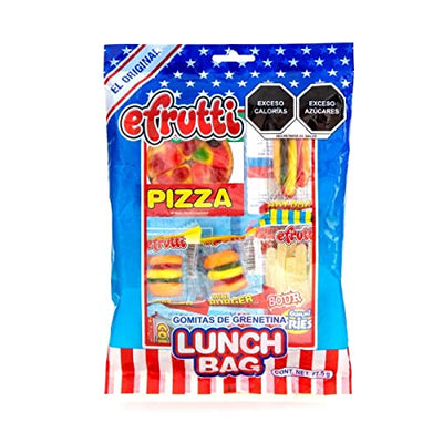 e.frutti Lunch Bag Gummi Candy, 2.7-Ounce Bags (Pack of 12)