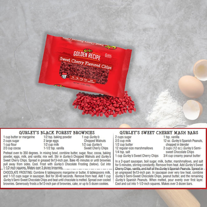 Gurley's Sweet Cherry Baking Chips 10 oz