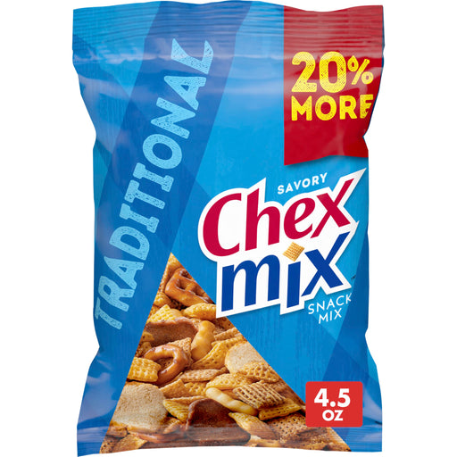 Chex Mix Traditional Flavored Savory Snack Mix 4.5 oz 8-Pack Wholesale