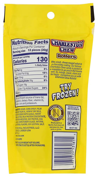 Charleston Chew Rollers Peg Bag 4 oz