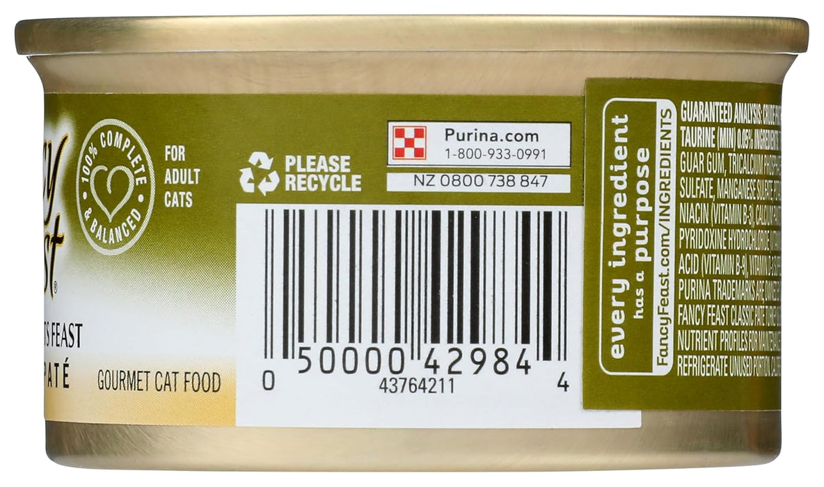Purina Fancy Feast Canned Cat Food Turkey & Giblets 3oz Wholesale