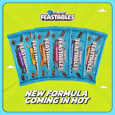 Feastables Milk Crunch Bar King 2.1z 60 g 24 Per Box
