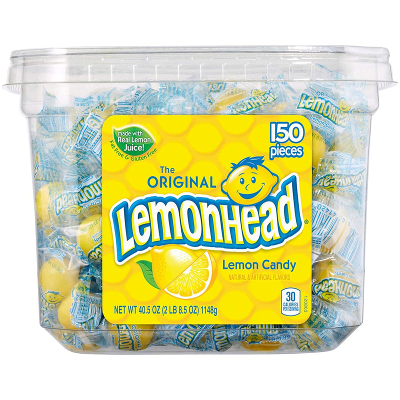 Lemonhead Candy, Jar (Pack of 150)