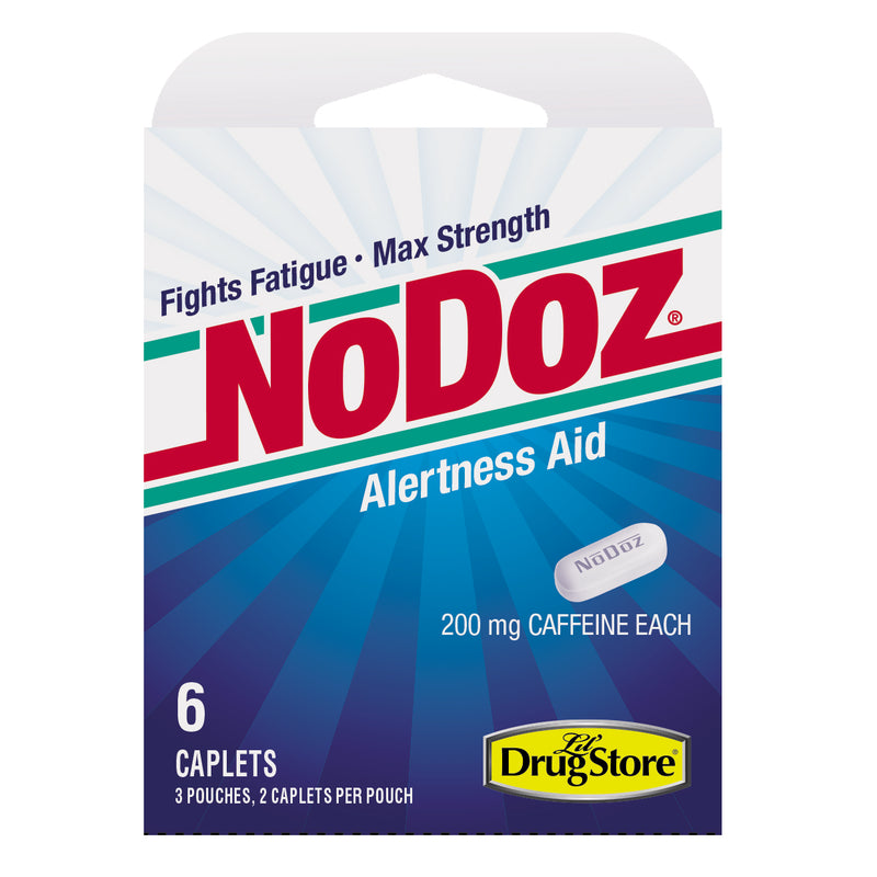 No Doz Alertness Aid Tablets, Caffeine Supplement, 6 Pills (Pack of 1)