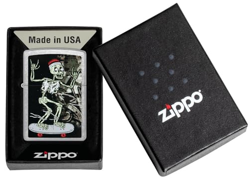 Zippo Skateboard Street Chrome Pocket Lighter